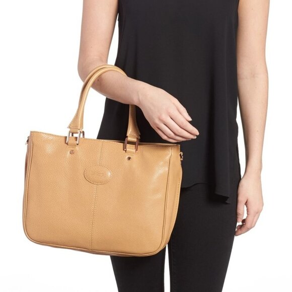 LONGCHAMP Mystery Leather Satchel - Picture 2 of 14